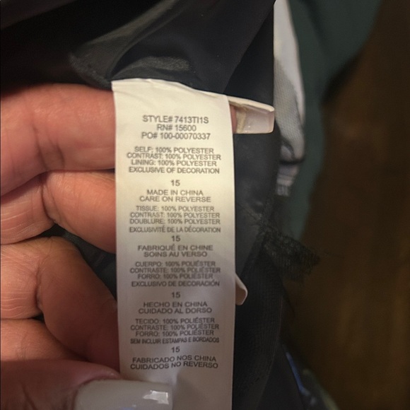 Sequin Hearts Floral High Low Dress - Black, Red, Blue - Picture 9 of 9